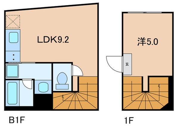 HJ PLACE　UENOの物件間取画像